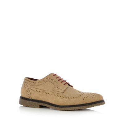Red Tape Taupe suede brogues